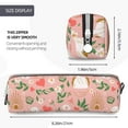thumbnail image 3 of Haiem Swan And Flowers3 Print Leather Pencil Case Art Supplies Case Zipper Pencil Pouch Stationery Storage Pencil Bag, 3 of 7