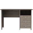 thumbnail image 2 of Modern Style Computer Desk | Three Drawers and Open Cubby in Office | Engineered Wood Build | Keeps Office Neat, 2 of 6