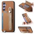 thumbnail image 1 of For Samsung Galaxy A35 5G Magnetic Leather Back Case with Detachable Card Holder and Wristband - Gre, 1 of 5