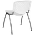 thumbnail image 3 of HERCULES Series 880 lb. Capacity Green Plastic Stack Chair with Titanium Frame, 3 of 9
