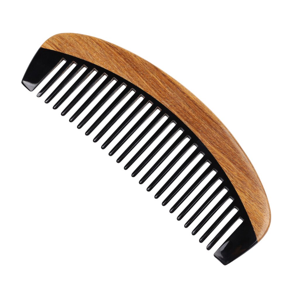 Horn Comb Teeth Wide Tooth Detangling Comb AntiStatic Horn Long Combs