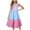 H8 plus size summer dresses Pink, variant on Boho Dresses For Girls Girls' Sleeveless Color Block Dress Summer Casual Sundress Skater Swing Twirly Halter Dress Girls Dresses Size 8