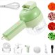 thumbnail image 2 of Juego de cortador de verduras eléctrico 4 en 1, picadora de eléctrica inalámbrica de mano, machacador de alimentos, pelador y rebanador de alimentos., 2 of 5