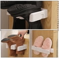 thumbnail image 3 of Phenofice 2Pcs Wall Mounted Boot Storage Rack for Tall Boots and Shoes White Plastic Entryway, 3 of 8