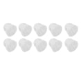 thumbnail image 1 of Bouchons d'Oreilles Dômes, Transparent Anti Statique Double Couche Silicone Embouts Auditifs pour Remplacement S, M, L, 1 of 8