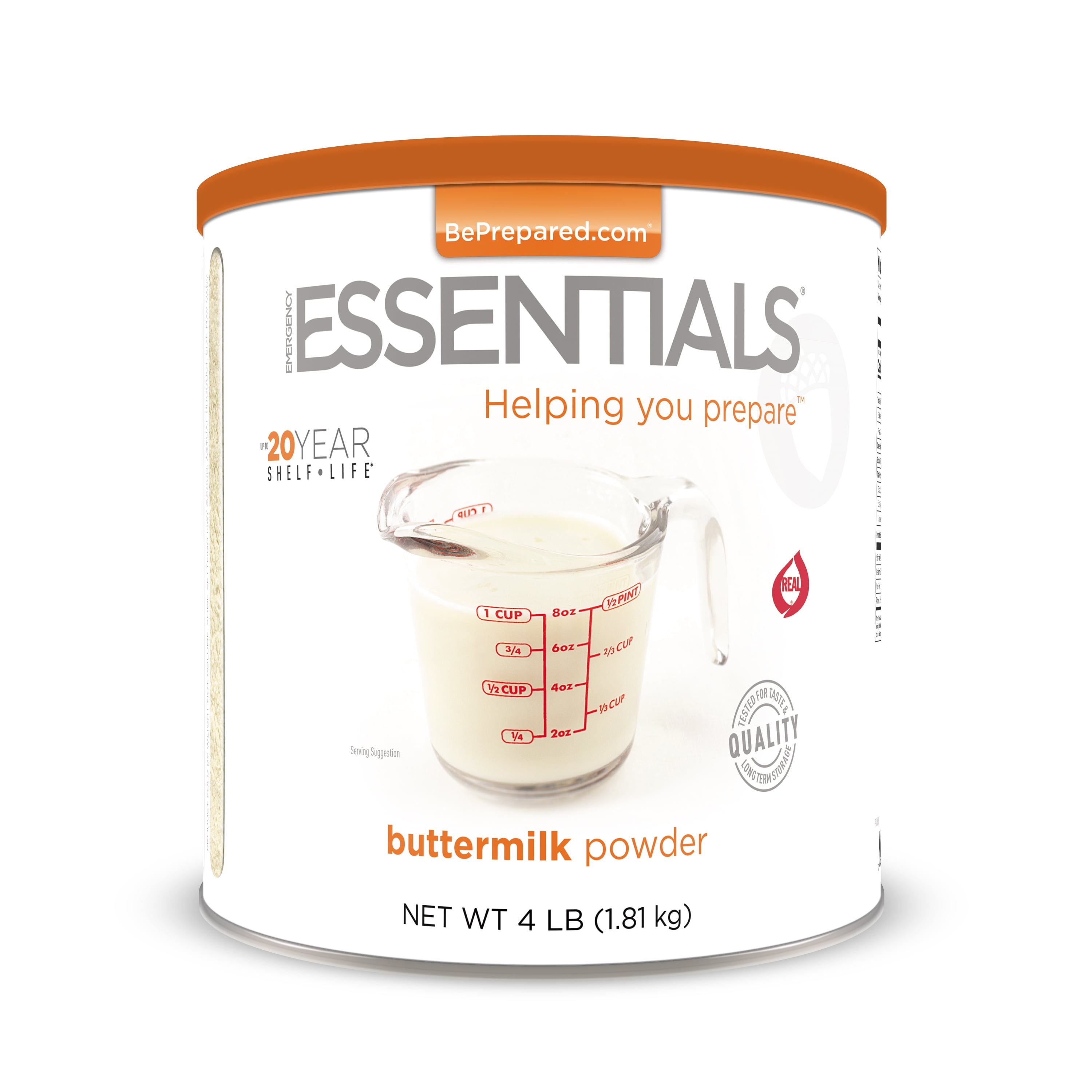 Emergency Essentials Buttermilk Powder 4 Lbs Walmart Com