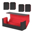 thumbnail image 2 of Caja para baraja de cartas coleccionables, caja para cartas de juego, protección para tarjetas de béisbol, colección de pasatiempos Rojo, 2 of 9