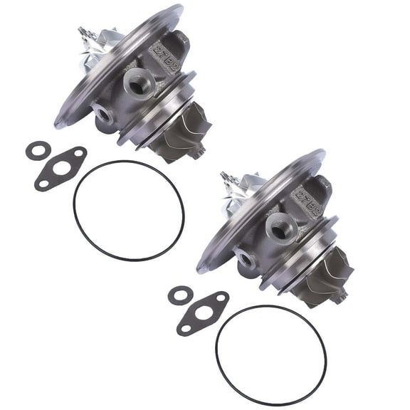 Mustrod Pair Turbocharger Cartridge CHRA Kit For BMW X5 X6 550i 750i E23 E32 N63 4.4L V8 MGT2256S