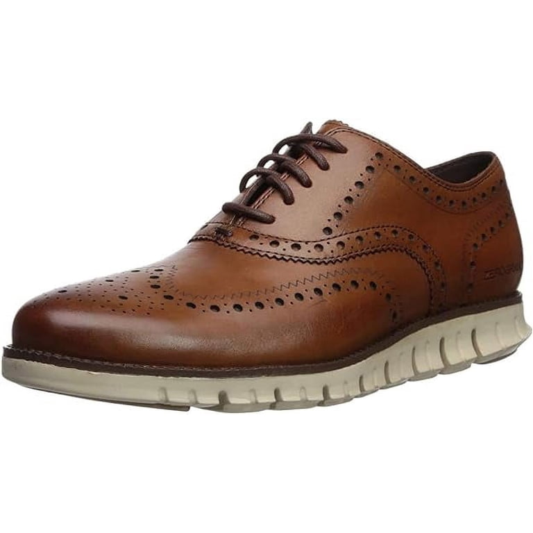 Cole Haan Zerogrand Wing Oxfords British Tan Perforated  display picture 1