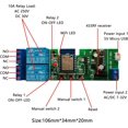 thumbnail image 3 of Módulo de relé inalámbrico WiFi Jormftte, 2 canales, 433 MHz, 3 of 5