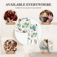 thumbnail image 5 of Goofa Travel1 Printed Women’s 2 Piece Pajama Set Super,Pajamas Women's Long Sleeve Sleepwear Soft Button Down Loungewear Pjs Lounge Set Nightwear-Large, 5 of 9