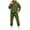 Army Green, variant on Delconic Mens 2 Piece Hoodie and Jogger Set Pullover Hooded Sweatshirt with Kangaroo Pocket Drawstring Pants Casual Tracksuit Army Green L