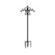 thumbnail image 2 of Soporte largo de metal para plantas | Gancho de jardín de hierro resistente | Estante de pared para macetas de exterior para decoración de patio, jardín, porche y cerca, 2 of 6