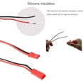thumbnail image 2 of Treedix 20 Pairs JST 2.54mm 2 Pin Micro Male and Female Connector Plug Red Black Terminal Connector Cable with 100mm for LED Lamp Strip RC Toys Battery, 2 of 5