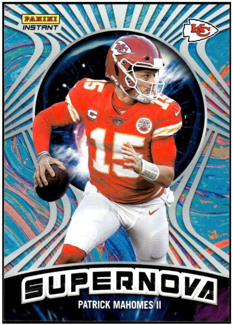 NFL 2022 Instant Supernova Football Patrick Mahomes II Trading Card S