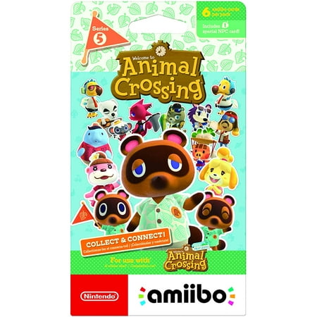 Cartes Amiibo Nintendo Animal Crossing - Série 5 - Lot de 6 cartes