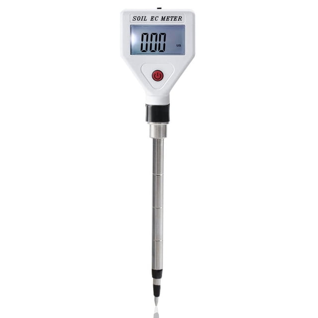 Medidor profesional de CE del suelo IMCBSTT, 0-1999 µs/cm, sonda metálica de alta precisión, detector de conductividad ATC para flores y tierras de cultivo.
