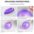 thumbnail image 3 of Exercise Ball Small,Pilates Ball 9 Inch Core Ball,Small Exercise Ball with Pump,Barre Ball,Mini Bender Ball, Pilates, Yoga, Workout, Bender, Core Training and Physical Therapy, 3 of 7