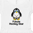 thumbnail image 4 of Inktastic Future Hockey Star Penguin Girls Toddler Dress, 4 of 5