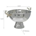 thumbnail image 2 of Stainless Steel Ice Bucket With Reindeer 5.5", 2 of 3