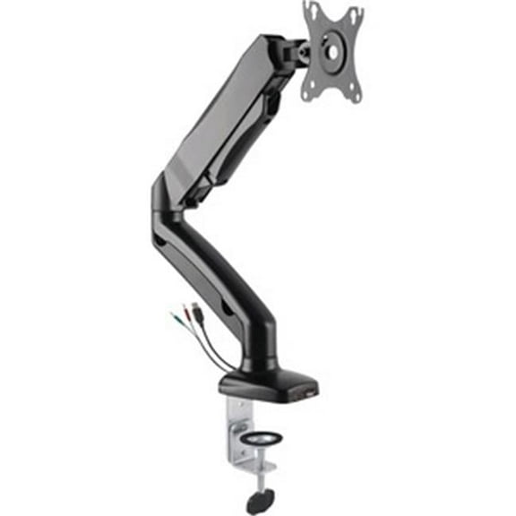 Mounting Arm for Monitor - Black - 1 Display Supported - 75 x 75 & 100 x 100 VESA Standard