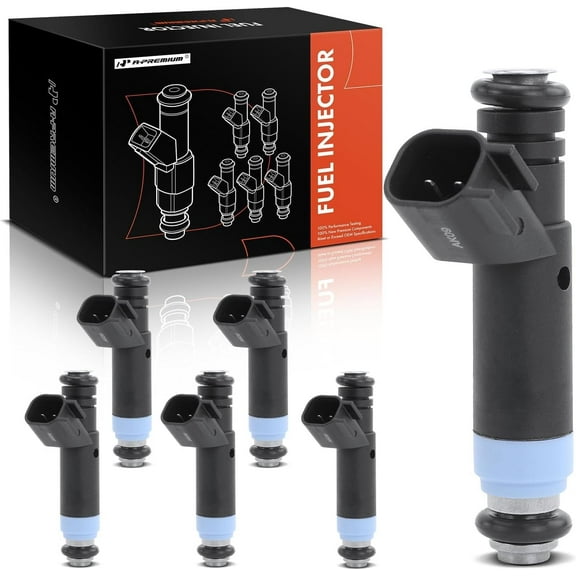 A-Premium Fuel Injectors Compatible with Dodge Grand Caravan 2001-2007, Chrysler Town, Country 2001-2007, Pacifica 2005-2008, 3.8L 6-PC Set