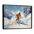 thumbnail image 2 of Designart "Glimpses of Whistler in Canada II" Sports Floater Framed Canvas Print, 2 of 7