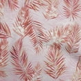thumbnail image 1 of oneOone Cotton Cambric Red Fabric Tropical Leaf Craft Projects Decor Fabric Printed By The Yard 56 Inch Wide, 1 of 6