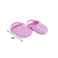 thumbnail image 3 of AlevRam 1 Pair Clog Shoes for 18 Inch Dolls – Candy Color Slip-On Sandals for Girl or Boy Dolls – Doll Footwear Accessories, 3 of 7