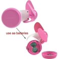 thumbnail image 5 of KAIYANG Mini ventilador de mano, ventilador de refrigeración portátil, ventilador eléctrico con aspas de espuma suave para exteriores (verde) rosa, 5 of 5