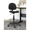 thumbnail image 2 of Boss Office Products Ergonomic Works Drafting Chair with Loop Arms in Burgundy, 2 of 8