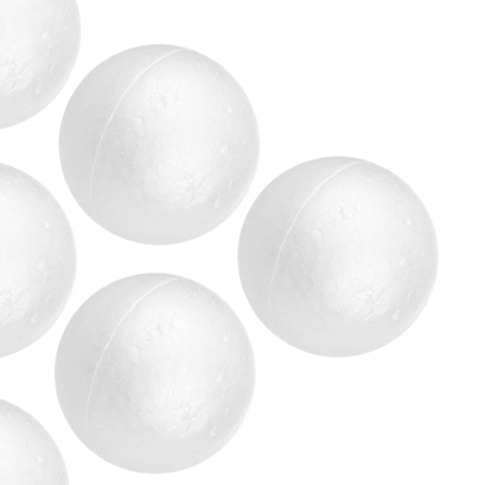 10Pcs White Foam Balls Polystyrene Craft Balls art decoration Foam