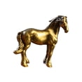 thumbnail image 4 of Estatua de caballo en miniatura, regalo elegante, figuritas multiusos para paisaje, pabellón, escena de vida, bonsái, festivales, accesorios DIY caballo de pie Macarena Estatua de forma de Buda, 4 of 8