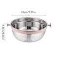 thumbnail image 2 of Boreal Craft Rack for Food 4 1 Strainer With Mixing Bowl Set Strainer Bowl With Measuring Spoon Fruit Strainer Bowl Strainer And Food Strainer Stainless Steel Swivel Kitchen Strainer Bowl, 2 of 5