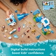 thumbnail image 4 of LEGO Disney Princess Cinderella and Prince Charming's Castle 43206 Doll House, Buildable Toy with 3 Mini Dolls, plus Gus Gus and Lucifer Figures, 4 of 6