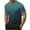 Navy, variant on WRKEKC Summer Men's T-Shirts Button Crew Neck Gradient Short Sleeve Top for Men Trendy Casual Daily Wear Dates and Summer Gatherings