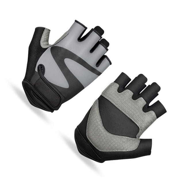 Manopla de ciclismo Envolturas de mano Guantes interiores Mano de obra fina Diseño grueso Manoplas deportivas antideslizantes Protector de manos Accesorios para máquinas de ejercicios Gris S Soidarity OD030526-01