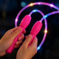 thumbnail image 5 of Light Up Jump Rope with 3-Speed Adjustable Led Glow, Pink, for Student Exercise, 5 of 6