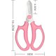thumbnail image 2 of Floral Shears, Premium Steel Garden Pruning Shears Floral Fruits Leaf Scissors Hand Pruner Snip Trimming Tool for Gardening Flower Arrangement (Pink), 2 of 5