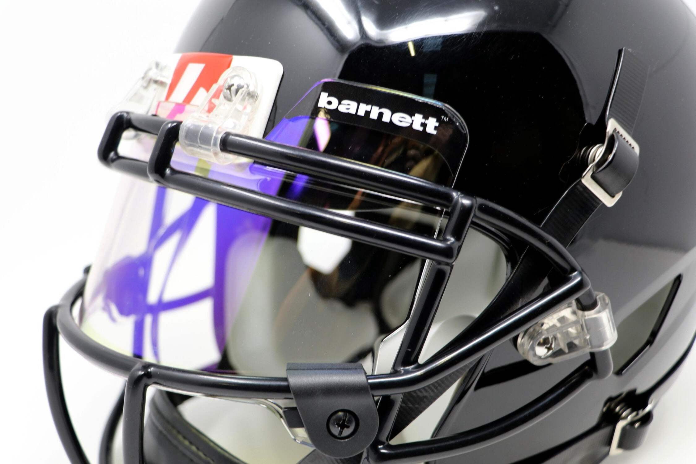 Barnett Football Eyeshield and Visor, Revo Blue, Eyes-Shield