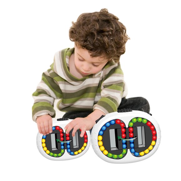 TIELUTT Rotating Toys Decompression Massage Toys Stress Addition Games up to 100 Activity Cubes for Toddlers 1-3 Building for Kids Ages 2-4 Anxiety for Teens Preschool Learning