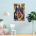 thumbnail image 4 of Gorillaz Wall Hanging Painting Wall Art Canvas Paintings Posters Home Decorations 08x12inch(20x30cm), 4 of 8
