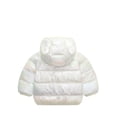 thumbnail image 3 of Hicidod Infant Puffer Jacket Cute Bear Ears Hooded Long Sleeve Down Coats Lightweight Fashion Colorful Padded Puffy Winter Warm Jackets, 3 of 5