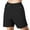 Black, variant on Pepypepy 100% Cotton Men’s Shorts with Zipper Pockets – Soft Lightweight Athletic, Size: S-XXL