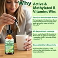 thumbnail image 2 of 2Pack Methylated B Complex Liquid Drop Complete 9-in-1 Methyl B Vitamins w. B12 Methylfolate Inositol Choline TMG Vitamin C E, Super B-Complex Methylated for MTHFR Support, Energy Mood Nerve & Brain, 2 of 9