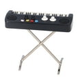 thumbnail image 4 of Orgue Électronique Miniature, 7cm/2.8in Matériel de Résine Naturelle Instruments de Maison de Poupée Modèle Décoratif Élégant pour Bureau de Bureau pour la Maison, 4 of 8