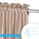 thumbnail image 4 of Cortina de puerta opaca Uxcell, 25"W x 40"L cortina de ventana francesa 1 panel, beige, 4 of 7
