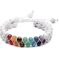 thumbnail image 1 of Pulsera de cuentas de chakras, pulsera de cristal curativa de los 7 chakras, pulsera de cuentas de piedra de yoga, pulsera de meditación, relajación y ansiedad., 1 of 5