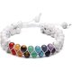 thumbnail image 1 of Pulsera de cuentas de chakras, pulsera de cristal curativa de los 7 chakras, pulsera de cuentas de piedra de yoga, pulsera de meditación, relajación y ansiedad., 1 of 5