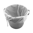 thumbnail image 3 of Cateissary Bolsa de filtro Colador de alimentos Bolsa de filtrado Diseño de cordón Fácil de limpiar Multiusos Gadget de cocina de soja de larga Suministros de limpieza para el hogar 20*30 CM, 3 of 6